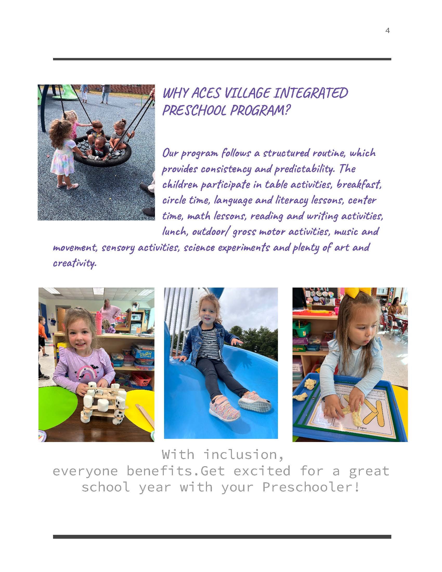 Integrated Prek At Village School! Page 4